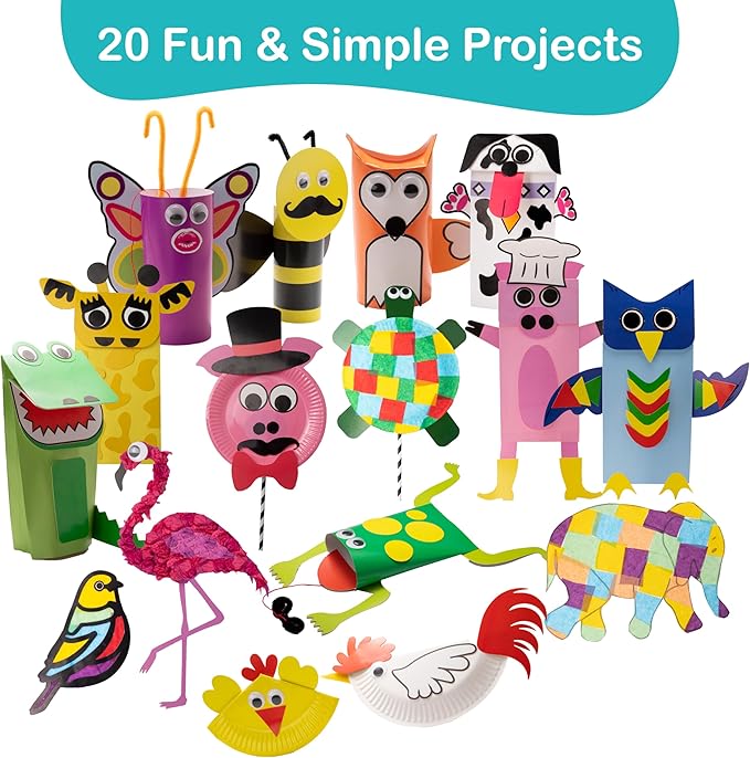 🎨Manualidades sencillas de papel para niños✂