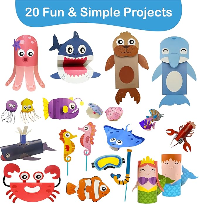 🎨Manualidades sencillas de papel para niños✂