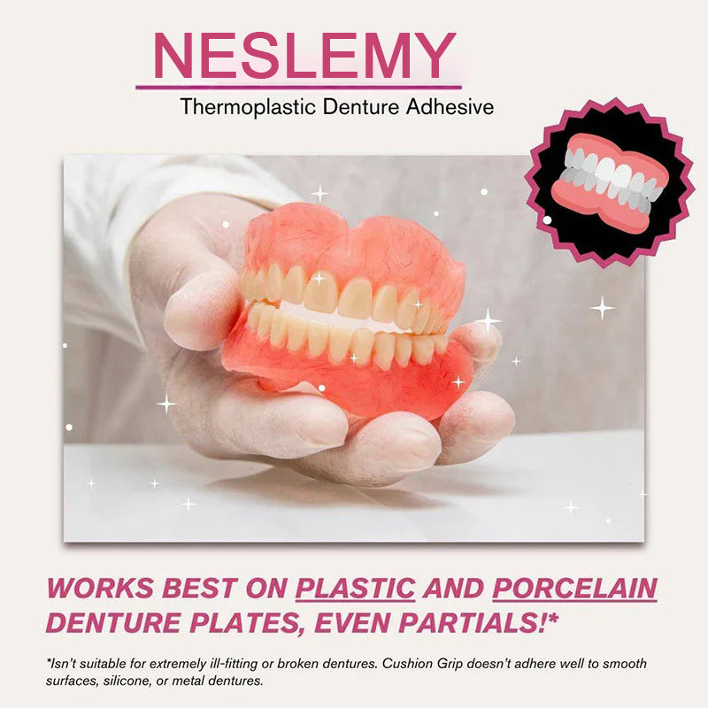 NESLEMY™ Thermoplastic Denture Adhesive (👨‍⚕️Dentist Recommendations) 
