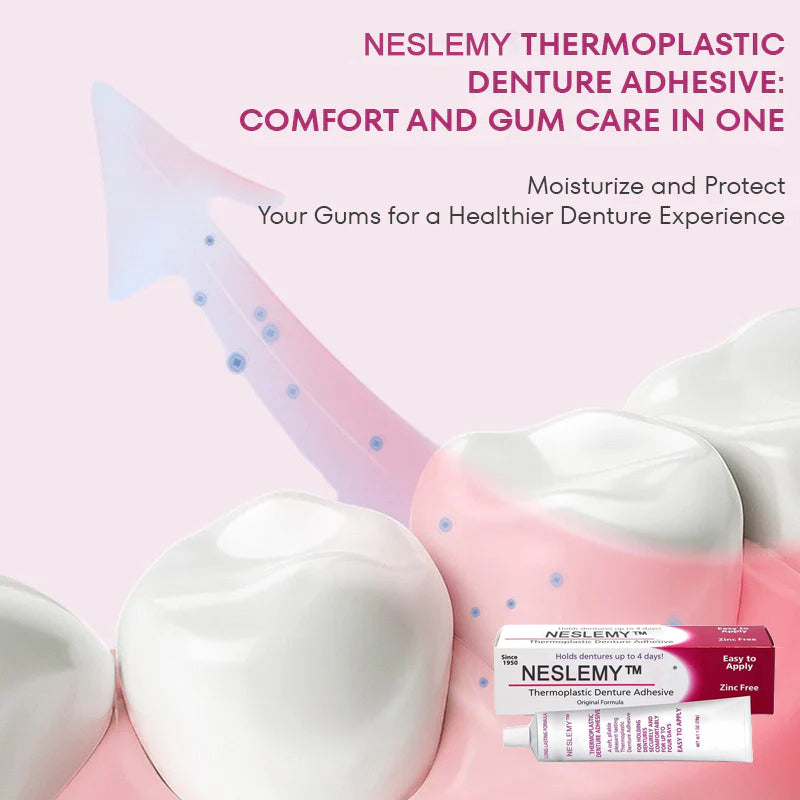NESLEMY™ Thermoplastic Denture Adhesive (👨‍⚕️Dentist Recommendations) 