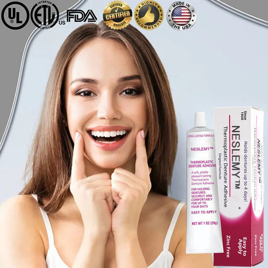 Adhesivo termoplástico para dentaduras postizas NESLEMY™ (Recomendaciones de dentistas) 